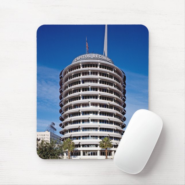 Capitol Records Hollywood Boulevard Mouse Pad (With Mouse)