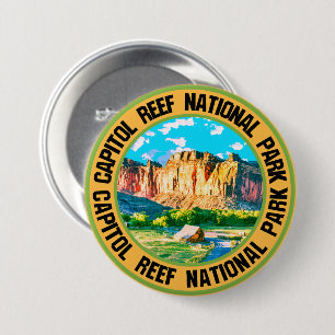 Capitol Reef National Park                         7.5 Cm Round Badge