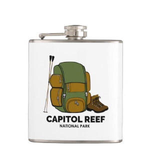 Capitol Reef National Park Backpack Hip Flask