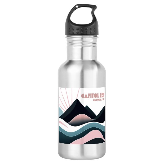 Capitol Reef National Park Coloured Hills 532 Ml Water Bottle (Front)