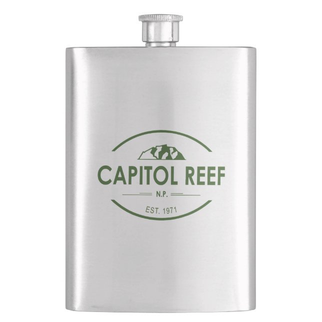 Capitol Reef National Park Hip Flask (Front)