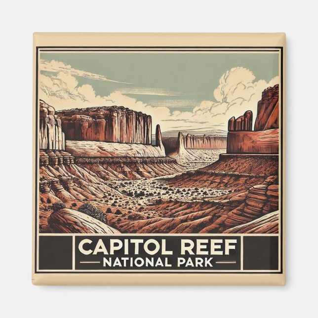 Capitol Reef National Park Magnet (Front)