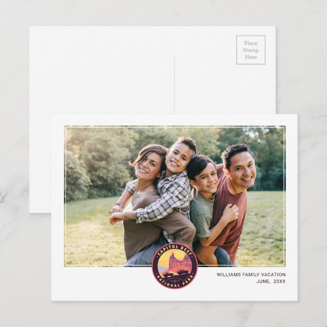 Capitol Reef National Park Postcard (Front/Back)