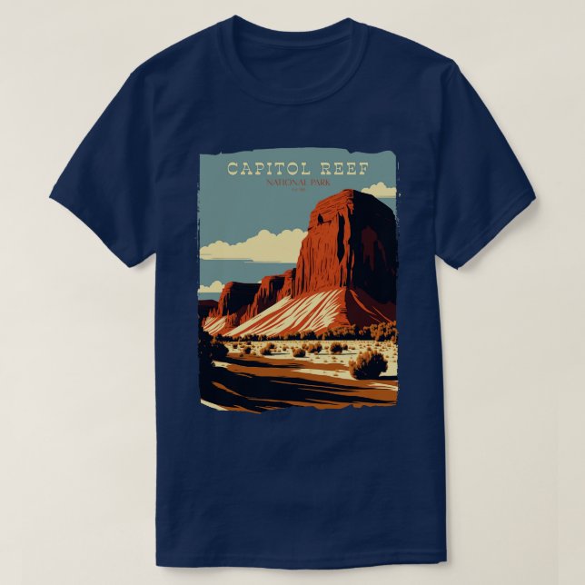 Capitol Reef National Park T-Shirt (Design Front)