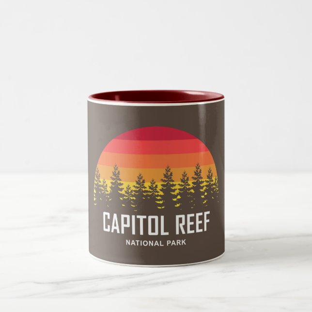 Capitol Reef National Park Two-Tone Coffee Mug (Center)