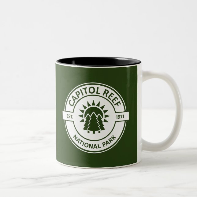 Capitol Reef National Park Two-Tone Coffee Mug (Right)
