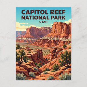 Capitol Reef National Park Utah Postcard