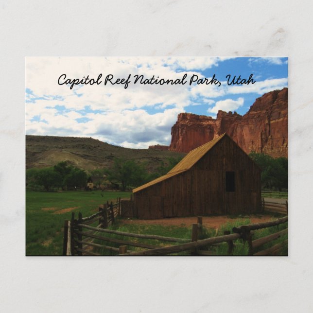 Capitol Reef National Park, Utah Postcard (Front)