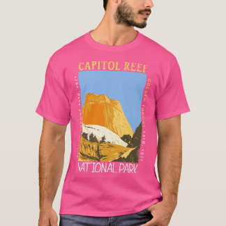 Capitol Reef National Park Utah Vintage Distressed T-Shirt