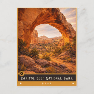Capitol Reef National Park Utah Vintage Postcard