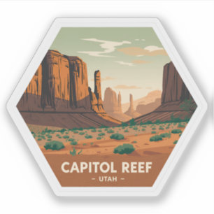 Capitol Reef National Park Utah Vintage Travel