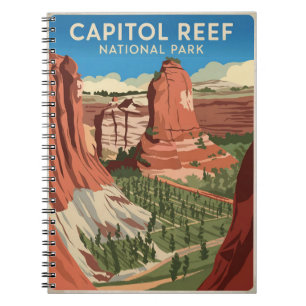 Capitol Reef National Park Vintage Notebook
