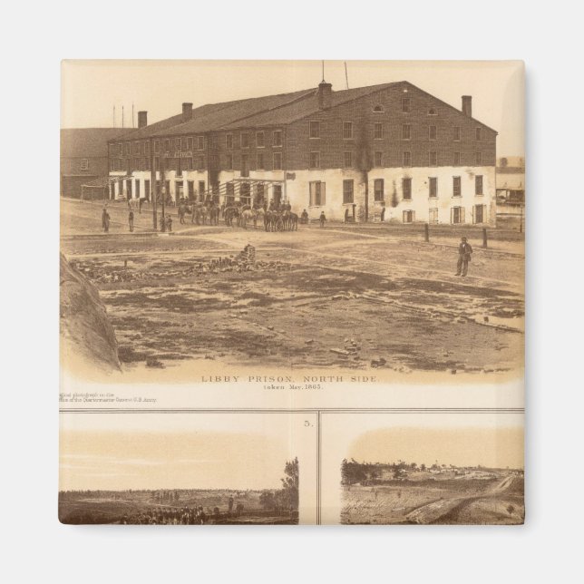 Capitol, Richmond Libby Prison Magnet (Front)
