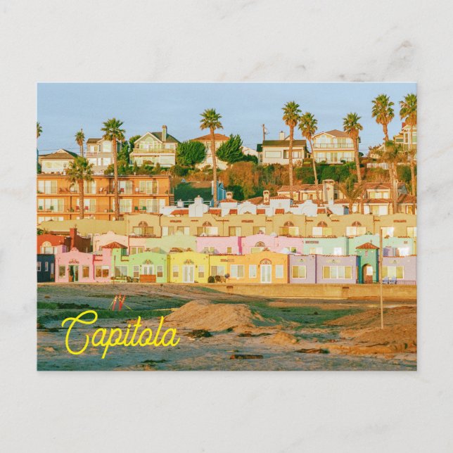Capitola Carlifornia Sunrise | Film Photography Postcard (Front)