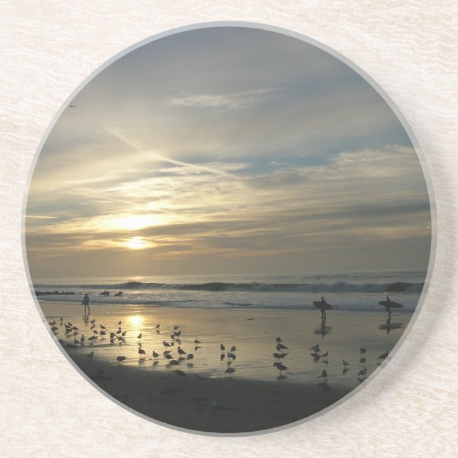 Capitola Sunset Beach Coaster (Front)