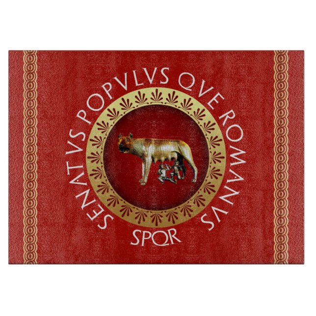 Capitoline Wolf Cutting Board (Front)