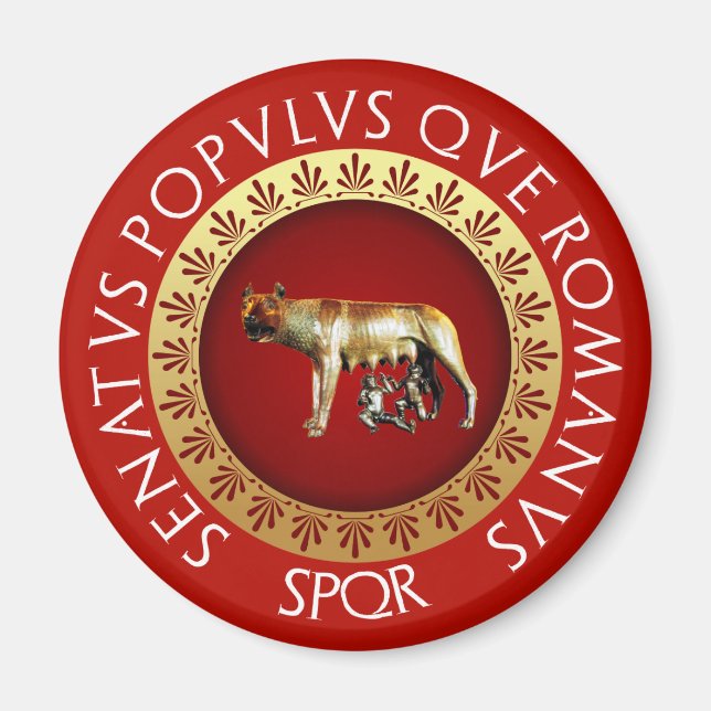 Capitoline Wolf Magnet (Front)
