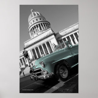 Capitolio Cool Blue Poster