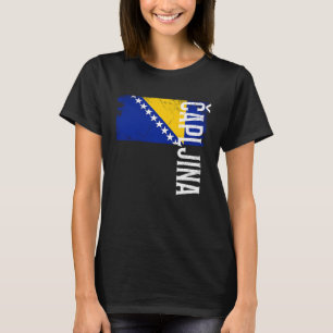 Capljina Bosnia Flag For Bosnian Men Women Kids T-Shirt