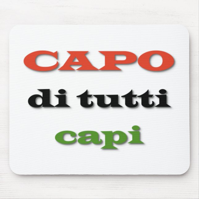 Capo/Boss Mouse Pad (Front)