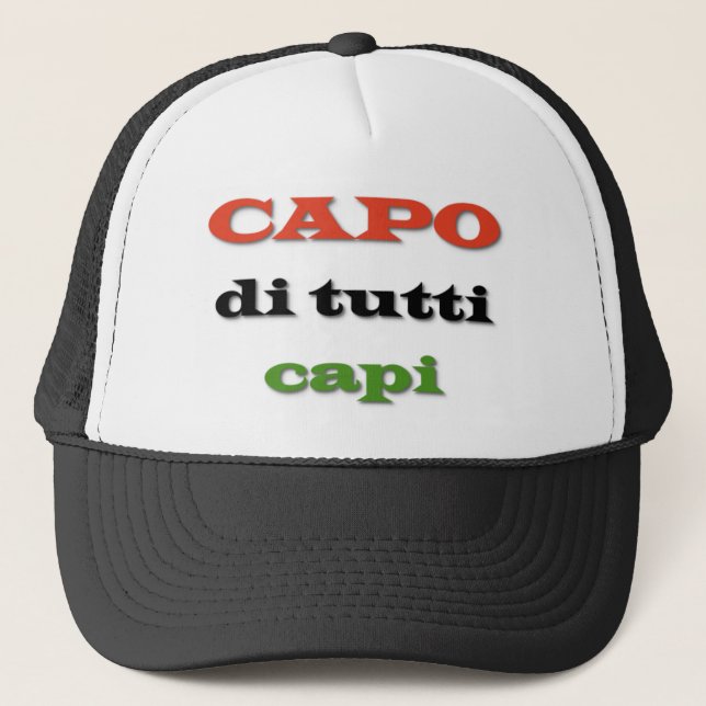 Capo/Boss Trucker Hat (Front)
