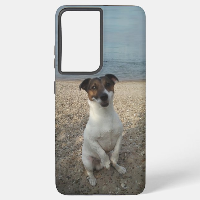 Capo von Oppenheim, Jack Russell Terrier Dog Samsung Galaxy S21 Ultra Case (Back)