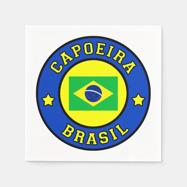 Capoeira Brasil Napkin (Front)