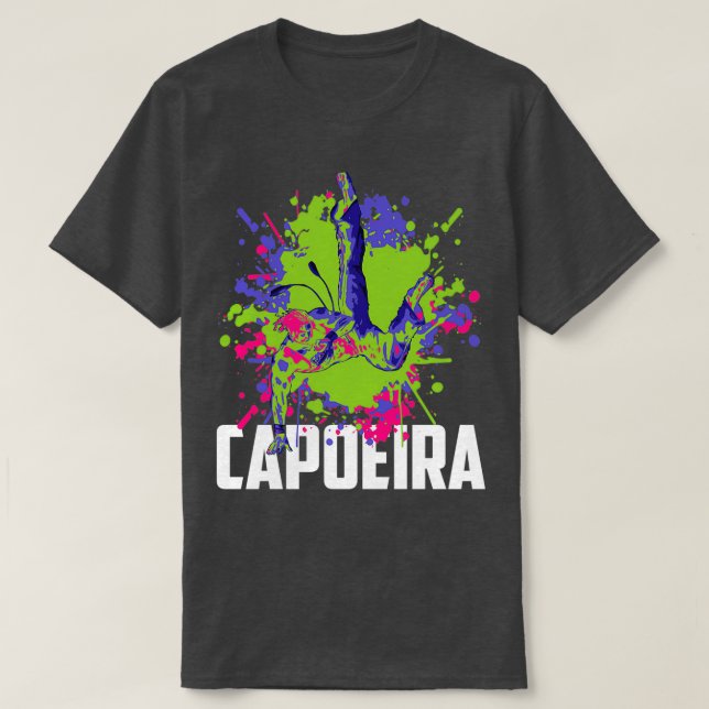 Capoeira Brazil Martial Arts Fun and Sports 3 T-Shirt (Design Front)