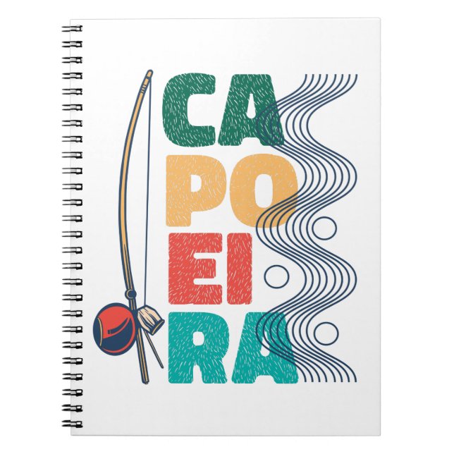 Capoeira Brazilian Martial Art Notebook (Front)