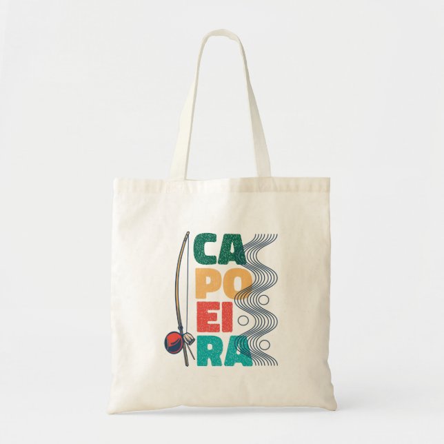 Capoeira Brazilian Martial Art Tote Bag (Front)