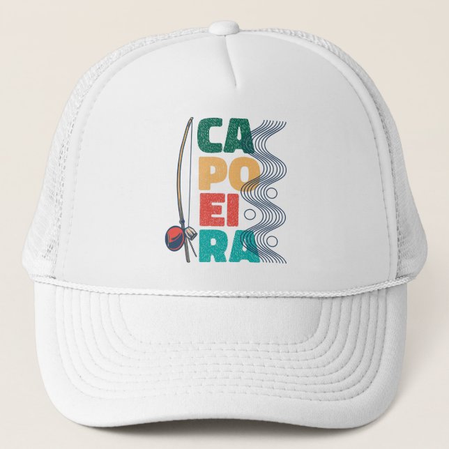 Capoeira Brazilian Martial Art Trucker Hat (Front)
