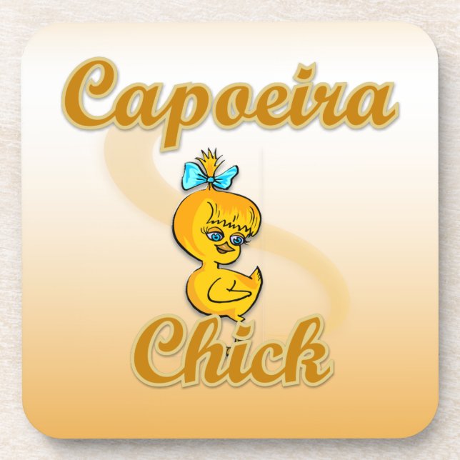 Capoeira Chick Coaster (Front)