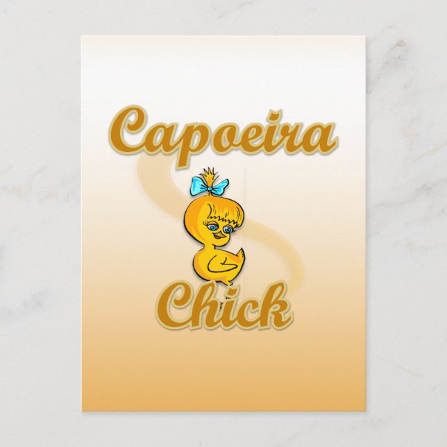 Capoeira Chick Postcard (Front)