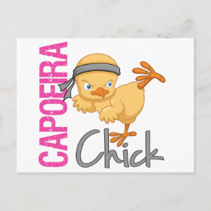 Capoeira Chick Postcard