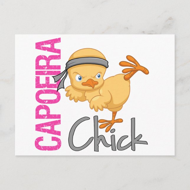 Capoeira Chick Postcard (Front)