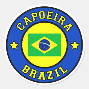 Capoeira Classic Round Sticker