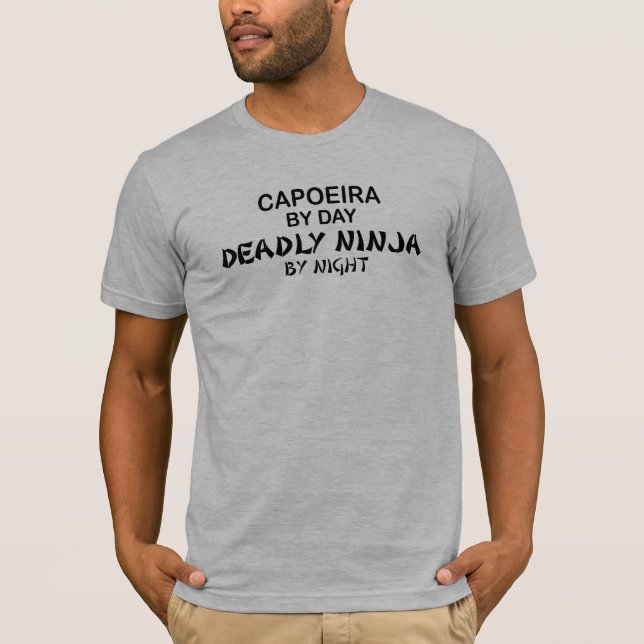 Capoeira Deadly Ninja by Night T-Shirt (Front)