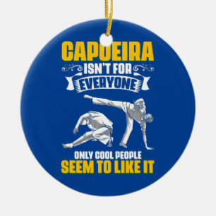 Capoeira Kickboxing Dance Fight Mixed Martial Ceramic Tree Decoration