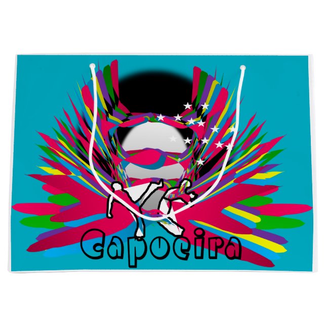 capoeira large gift bag (Front)