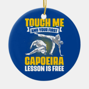 Capoeira Lesson Free Dance Fight Mixed Martial Ceramic Tree Decoration