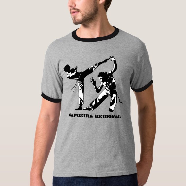 Capoeira Regional Ringer T-Shirt (Front)