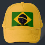 CAPOEIRA TRUCKER HAT<br><div class="desc">Capoeira (Portuguese pronunciation: [kapuˈejɾɐ]) is an Afro-Brazilian art form that combines elements of martial arts, music, and dance. It was created in Brazil by slaves from Africa, especially from Angola, Mozambique and Congo sometime after the sixteenth century.[1] It was developed in the region of Quilombo dos Palmares, located in the...</div>