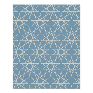 Cappadocia Sky Geometric Pattern Poster
