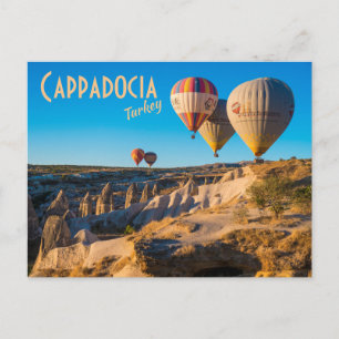 Cappadocia, Turkey: Hot Air Balloons Postcard