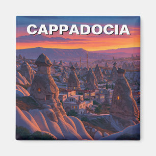 Cappadocia Turkey Hot Air Balloons sunset Travel Magnet
