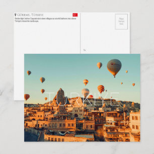 Cappadocia, Türkiye Travel Postcard