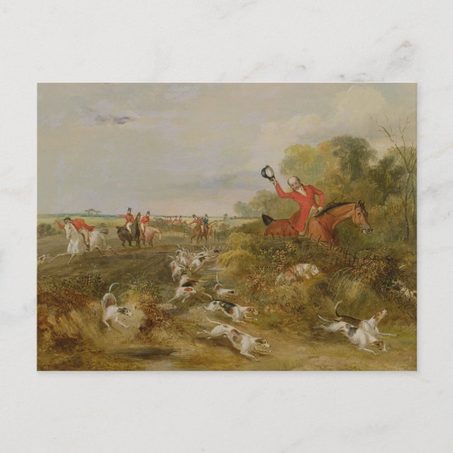 Capping on Hounds, Bachelor's Hall, 1836 (oil on c Postcard (Front)