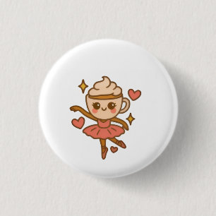 Cappuccina Ballerina Italian Ausweis 3 Cm Round Badge