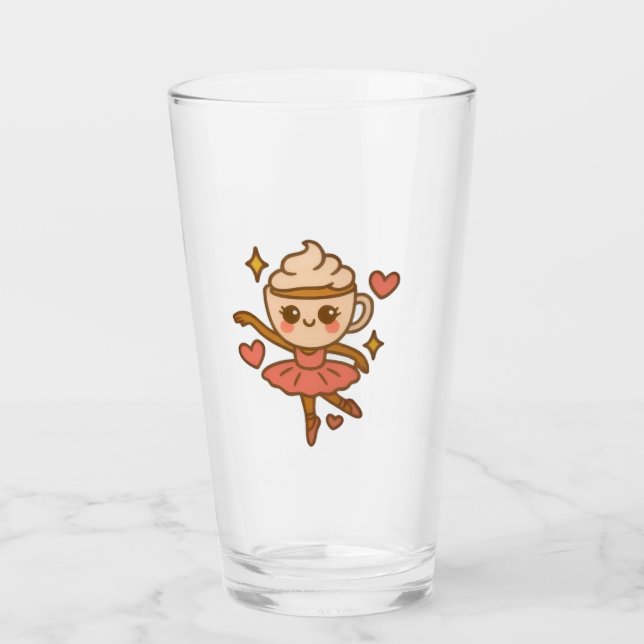 Cappuccina Ballerina Italian ID Glass (Front)