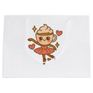 Cappuccina Ballerina Italian ID Large Gift Bag